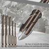 Drill Bit Set for Metal, 7X Screw Driving Bits, Non-Slip