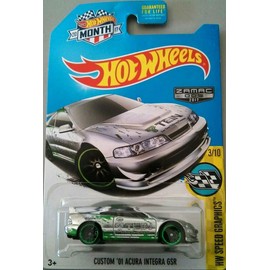 Hot Wheels 2017 HW Speed Graphics Custom '01 Acura Integra GSR 89/250, Exclusive ZAMAC