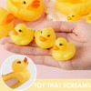 7 Pieces Swimming Pool Toys, Bath Toys, Small Yellow Duck