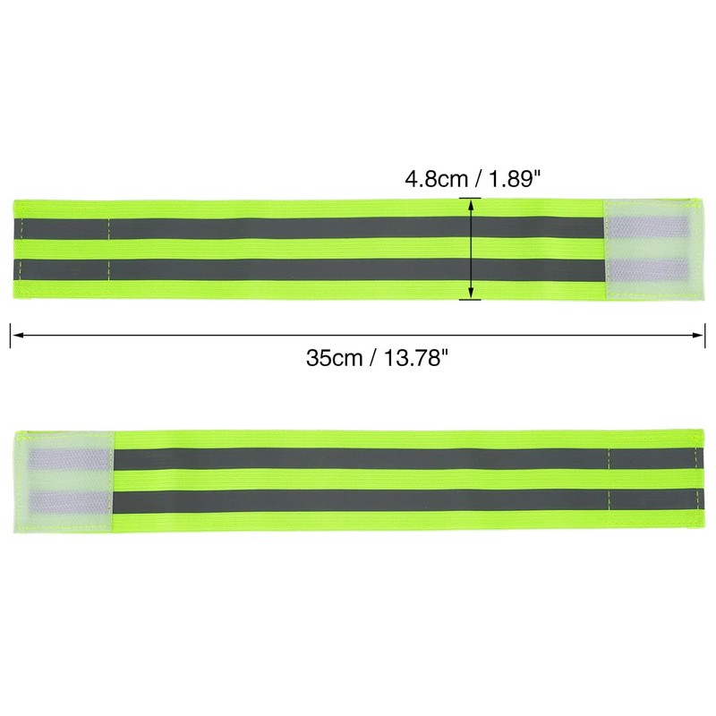 X AUTOHAUX 8pcs Reflective Bands for Arm Reflective Armbands High