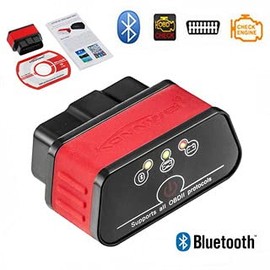 OBD2 Bluetooth 3.0 Scanner, Car Diagnostic Tool OBDII Bluetooth Scan Tool Vehicle Code Readers compatible with Android