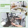 YELARXI Power Scrub Pads, Scrubbing Pads 180 Grits Scouring Discs