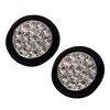 QSC 4" White 16 LED Round Reverse/Backup/Tail Trailer Light Kit