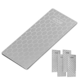 ZPSHYD Diamond Sharpening Stone, Rectangular Whetstone with Non-Slip Base, Various Thicknesses, 2.5" x 6" (400 Grit)