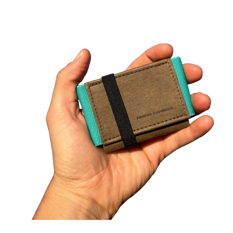 Anders & Komisch Mini Wallet with Coin Compartment, Card Holder,