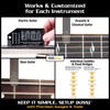 MusicNomad Precision 6 pc. Guitar Setup Gauge Tool Set -