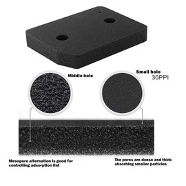 MYAYD 1 Pack 9164761 Dryer Filter Replacement Compatible with Miele T1 Series Heat Pump Tumble Dryers, 207 x 157 x 30mm, Plinth Foam Sponge Filter