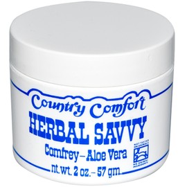 Herbal Savvy Salve - Comfrey Aloe, 2 Ounce