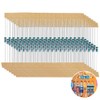 DollaTek 1280Pcs 64 Values Resistor Kit, 1 Ohm-10M Ohm 1/4W