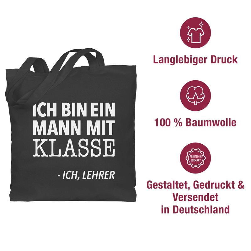 Shirtracer - Cotton Bag - Bags - Ich bin ein