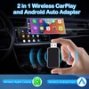 USB CarPlay Wireless Adapter, 2 in 1 CarPlay Wireless Adapter