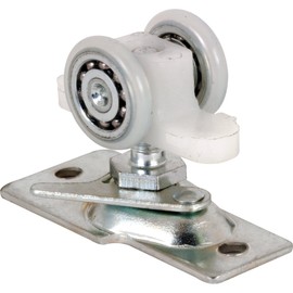 Slide-Co 163601 Pocket Door Roller with Base Plate and 2 Wheel Ball Bearing