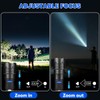 3Pack Rechargeable Flashlights, 7Mode Flashlights High Lumens L2000, Super Bright