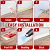 Vinyl Baseboard Molding Trim 4 Inch x 20 Feet Peel