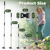 NICOFPHY Weed Puller Tool with Long Handle - 60" Manual