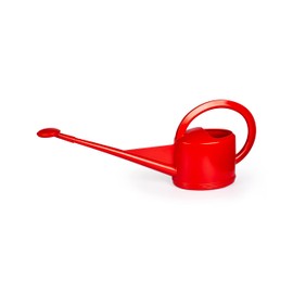 Consolidated Plastics Durable Swiss Watering Can with UV Protection, Ergonomic Handle for Indoor/Outdoor Gardening, Made in Switzerland (5 Liter, Red)