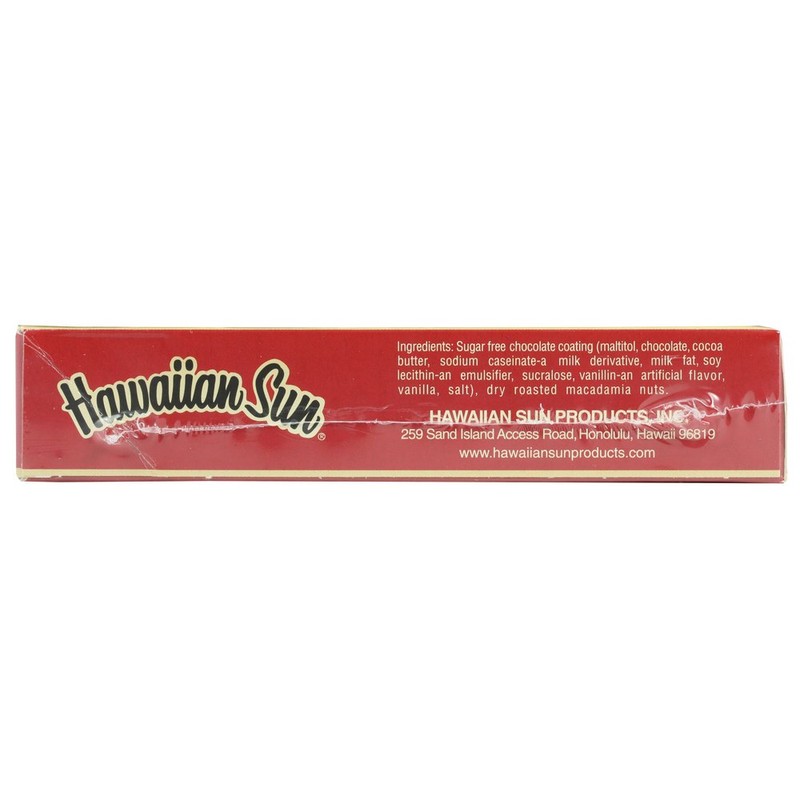 Hawaiian Sun Sugar-Free Chocolate Covered Macadamia Nuts 4 Oz