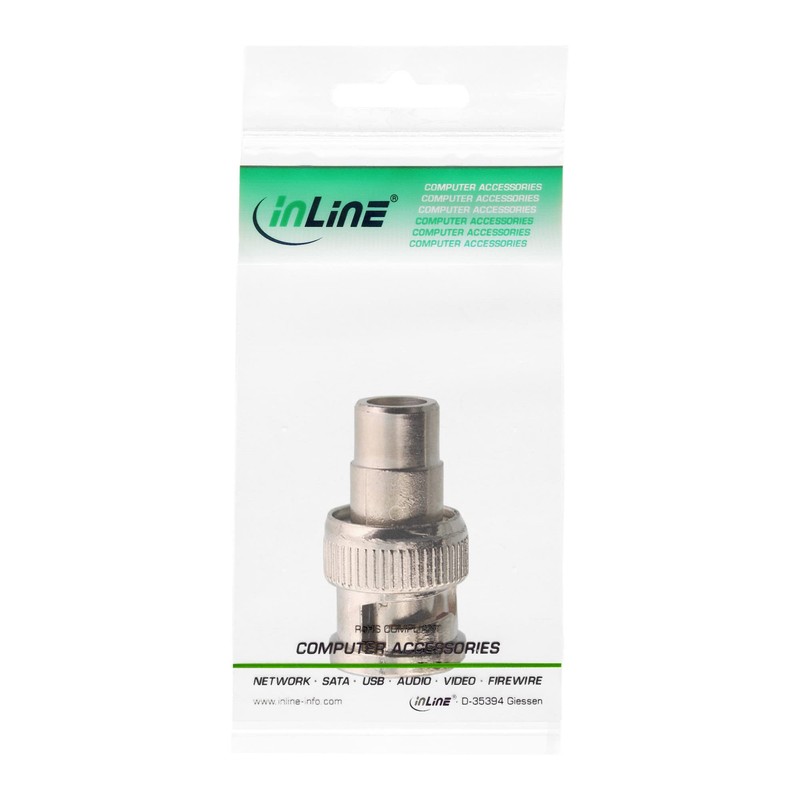 InLine 99321 Video Adaptor 1x RCA Female to BNC Male