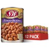 S&W - Pinto Beans -15.5 Oz. Can (Pack Of 12)