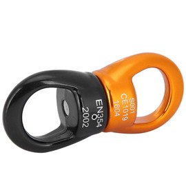 Aluminium Magnesium Alloy Climbing Swing Arm Swivel Outdoor Climbing Universal Wheel Carabiner Rotation Pin