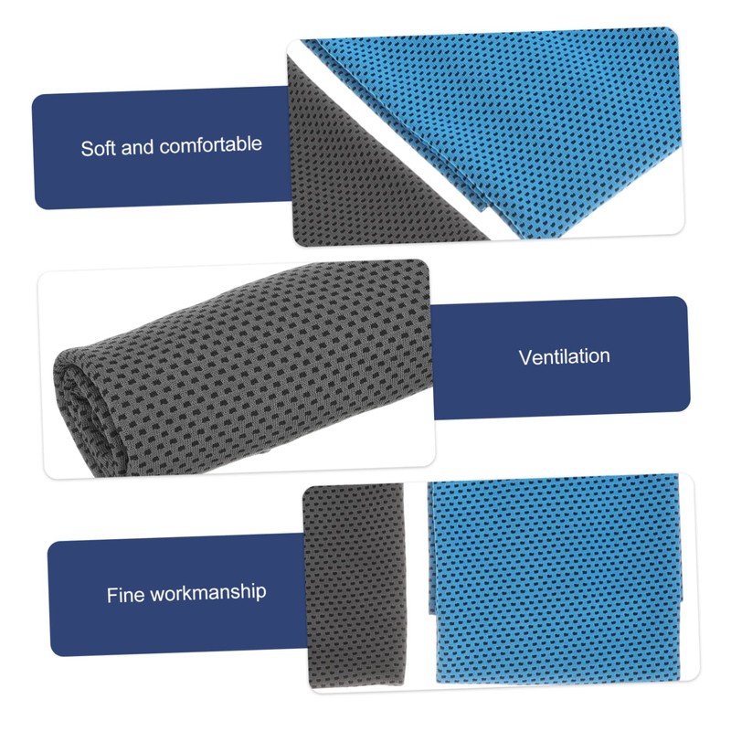 SUPVOX Breathable Towel Set 4pcs Quick-Drying Cooling Towels for Outdoor