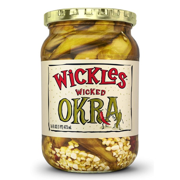 Wickles Wicked Okra, 16 OZ (Pack of 1)