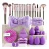 Kit De Herramientas De Maquillaje, 40 Piezas, Brochas D