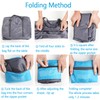 Foldable Travel Duffel Bag 2PCS Sports Gym Tote Water Resistant