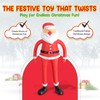 Quebec Playwright's Stretchy Father Christmas Unique Holiday Stocking Presents Christmas
