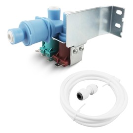 SAQXK Upgraded W10408179 W10179146 Refrigerator Water Inlet Valve Kit Compatible with Whirlpool, Kenmore, Maytag, KitchenAid, Amana, IKEA Fridge, Replacement Parts for 2188746, 2315534, 2304757