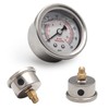 WENJTP EFI Fuel Pressure Regulator Kit with 0-100psi Pressure Gauge