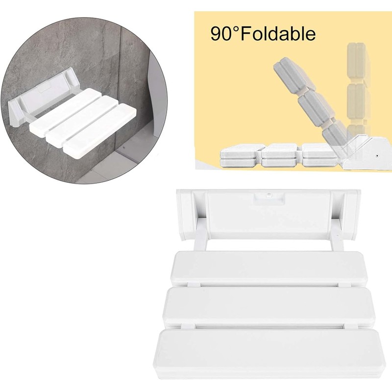 Asiento de Ducha Plegable Montado en la Pared, Banco de
