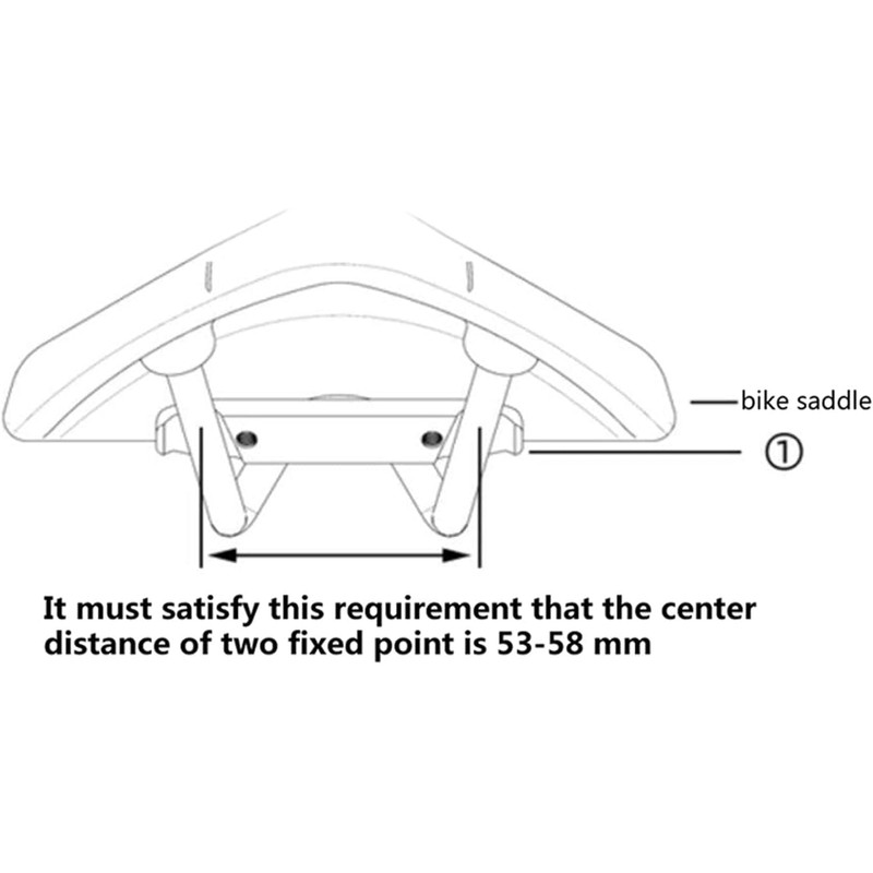 SHEAWA Bicycle Saddle Support Seat-Post Mount Holder Replacement for Garmin