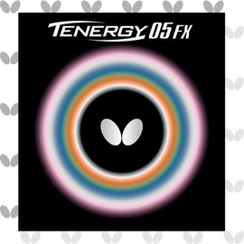 Butterfly Tenergy 05 FX Table Tennis Rubber (1.9, Black)