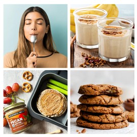 Wilderness Poets, Pecan Butter with Cashews - Organic & Raw (8 Ounce)