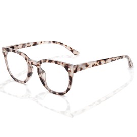 LianSan Reading Glasses for Women - Stylish Blue Light Blocking Computer Readers with Spring Hinge(Leopard,1.5x)