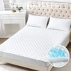 BedGrip Mattress Protector Waterproof – Square Grid Pattern with Elastic
