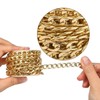 UR URLIFEHALL 5m Aluminum Curb Chains Gold Unwelded Cuban Link