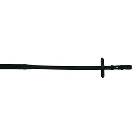Rubber Reins Norton Pro Warmblood Width 13 mm Black