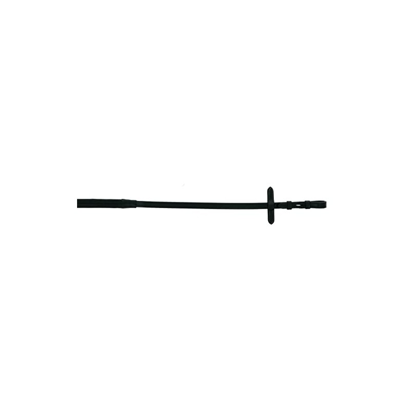Rubber Reins Norton Pro Warmblood Width 13 mm Black