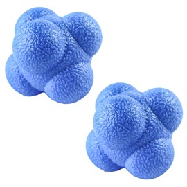 AllBright Reaction Balls, Irregular Balls, Sports, Training, Motion Vision, Focus, Set of 2 (Blue)