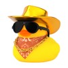 wonuu Bright Cowboy Hat Rubber Ducks, Dashboard Decorations Duck for