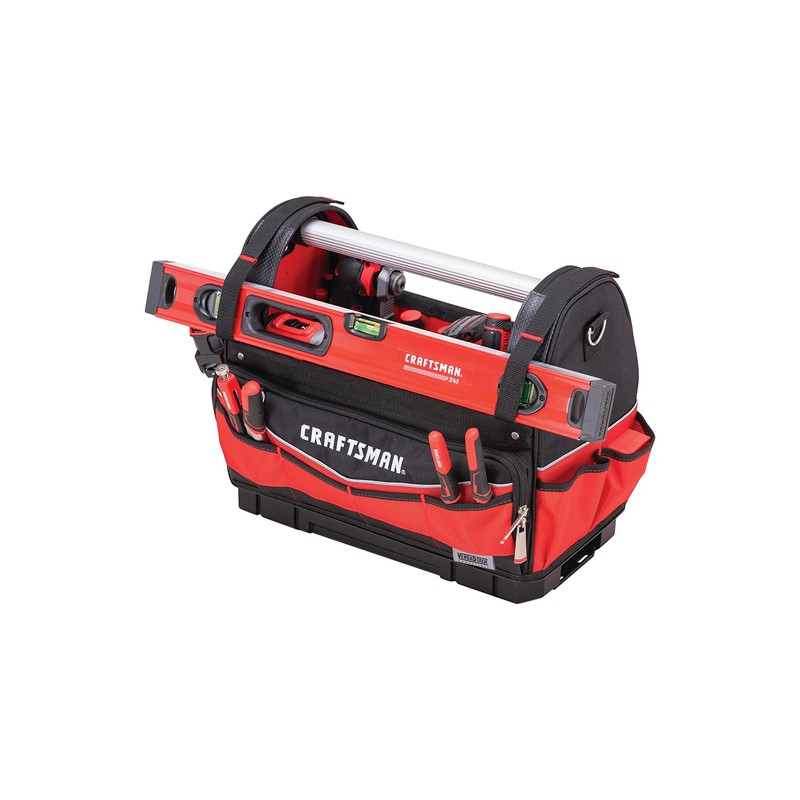 CRAFTSMAN VERSASTACK Heavy Duty Tool Bag, Waterproof Hard Bottom, 17"