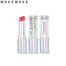 WAKEMAKE Vatamin Watery Tok Tinted Lip Balm 3.4g [WAKEMAKE x Line Friends], Color:02 Glowing Red