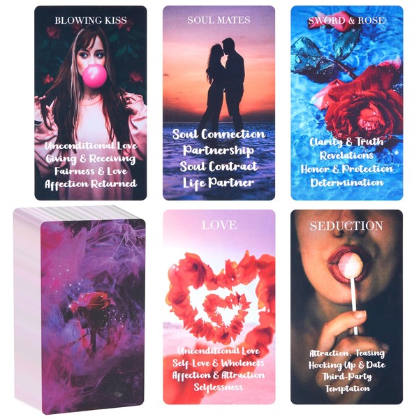 XSYLOHXL Love Oracle Cards for Beginners with Meanings on Them