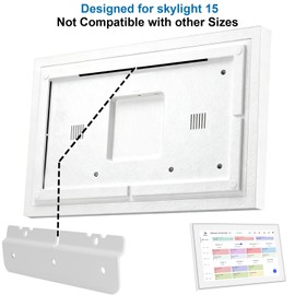 Wall Mount Bracket for Skylight Calendar 15 Inch 1st Gen (NOT Compatible with Calendar 2), Heavy Duty Metal Skylight Accessories with Level & Dual Mounting Kit