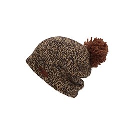 Sterntaler Boys' Beanie Bobble Hat, dark brown