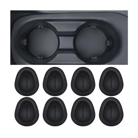 Mandark 8PCS Car Cup Holder Position Limiter, Anti-Shake Vehicle Water Bottle Holder Insert, Silicone Auto Interior Cup Stabilizer Accessories Universal for Vehicle, Truck, RV and More