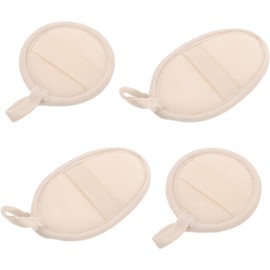Almohadilla Exfoliante Corporal de Lufa 4 Piezas Beige