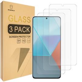 Mr.Shield Screen Protector compatible with Redmi Note 13 Pro/Redmi Note 13 Pro 5G [Tempered Glass] [3-PACK] [Japan Glass with 9H Hardness]